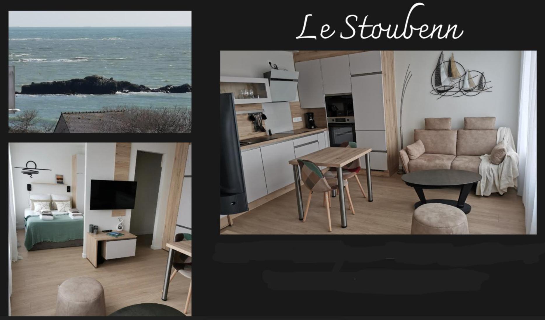 Апартаменты Le Stoubenn, Raffine Et Chaleureux Конкарно Экстерьер фото